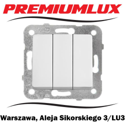 Panasonic Linnera włącznik potrójny Warszawa Aleja Sikorskiego 3 LU3 Bartycka